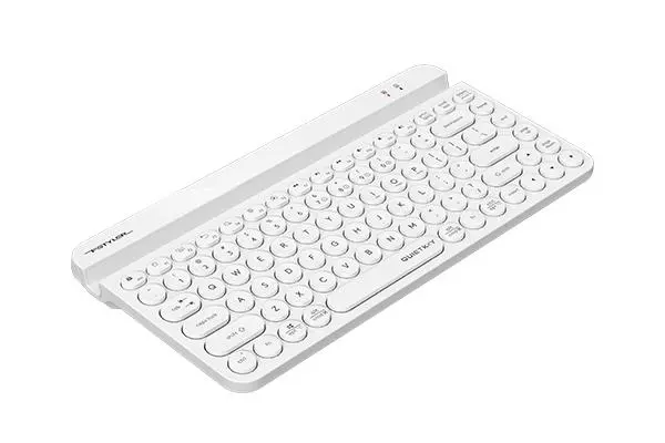 Безжична клавиатура A4tech Fstyler FBK30, Bluetooth, 2.4G, Стойка за телефон, Кирилизирана, Бяла - image 3