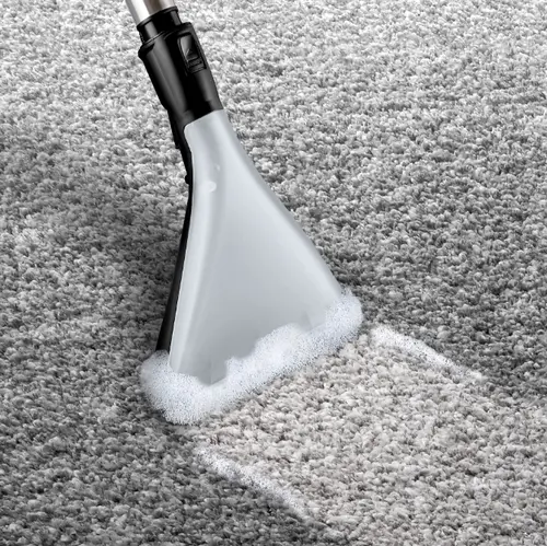 Перяща прахосмукачка, Bosch BWD421PET, 3in1 vacuum cleaner for dry and wet cleaning, 2,5 lt dust container, 2100 W, HEPA H13, 12 m radius, liquid pick-up nozzles, parquet brush, turbo brush, mattress brush, water tank: 5 l, tornado red-black - image 4