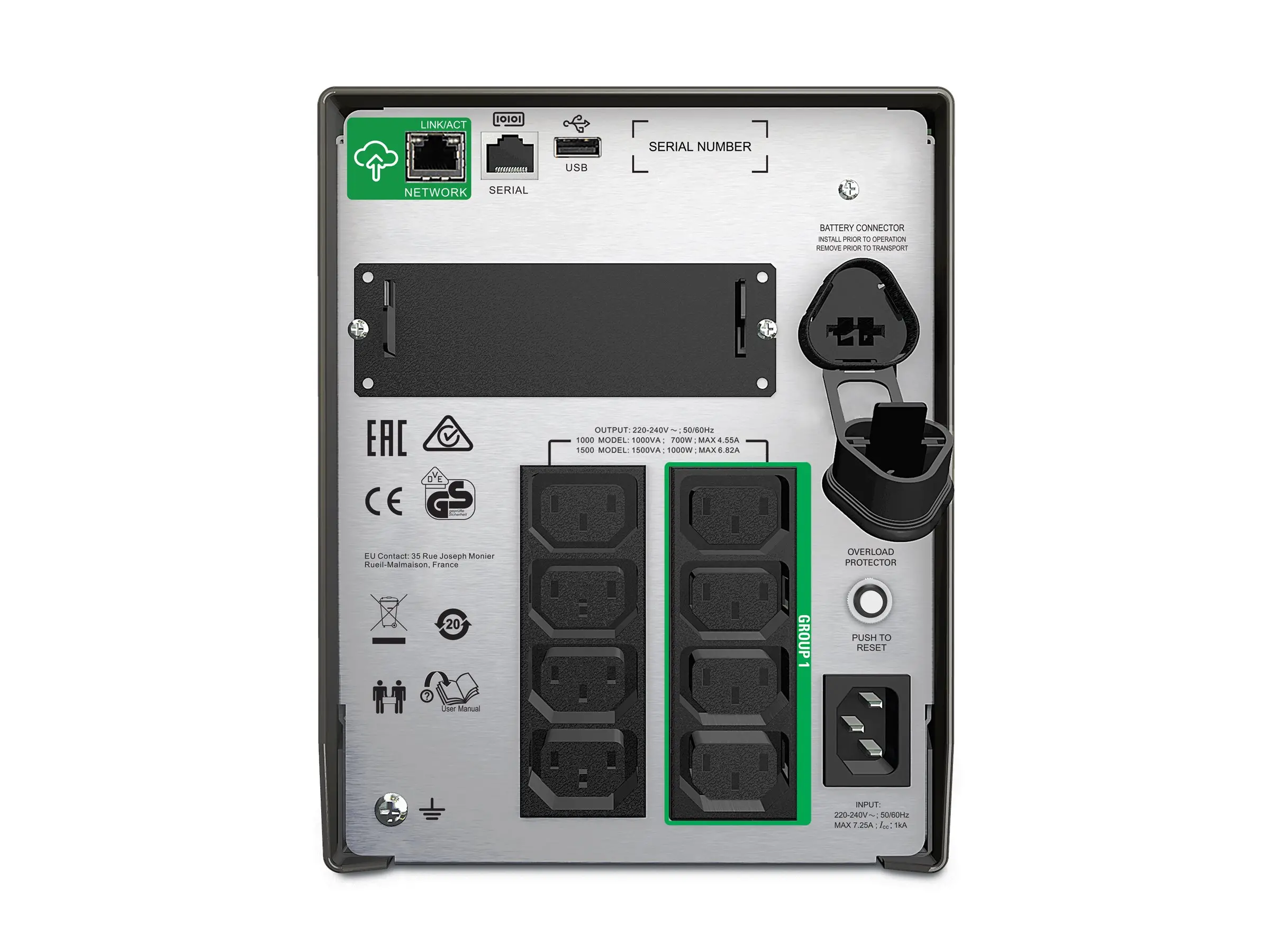 Непрекъсваем ТЗИ, APC Smart-UPS 1000VA LCD 230V with SmartConnect - image 4