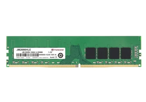 Памет, Transcend 16GB JM DDR4 2666Mhz U-DIMM 1Rx8 2Gx8 CL19 1.2V