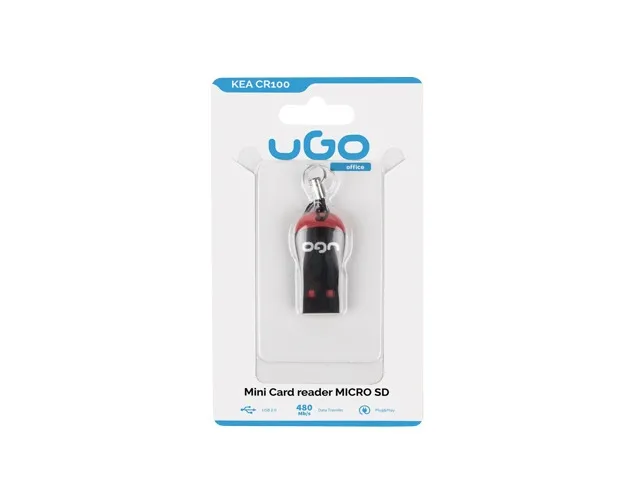 Четец за карти, uGo KEA CR100 Micro USB card reader - image 2