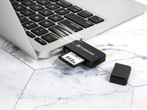 Cititor de carduri, Transcend cititor de carduri SD/microSD, USB 3.0/3.1 Gen 1, Negru - 3