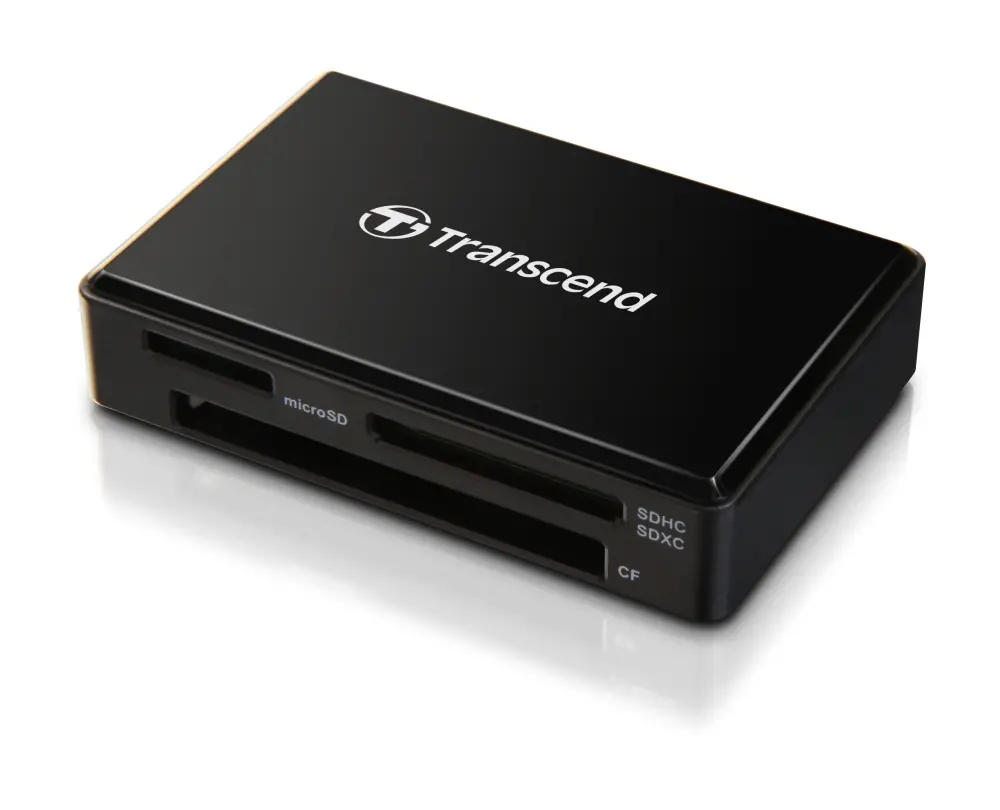 Καρταναγνώστης, Transcend All-in-1 Multi Memory Card Reader, USB 3.0/3.1 Gen 1, Μαύρο