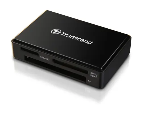 Καρταναγνώστης, Transcend All-in-1 Multi Memory Card Reader, USB 3.0/3.1 Gen 1, Μαύρο - 1