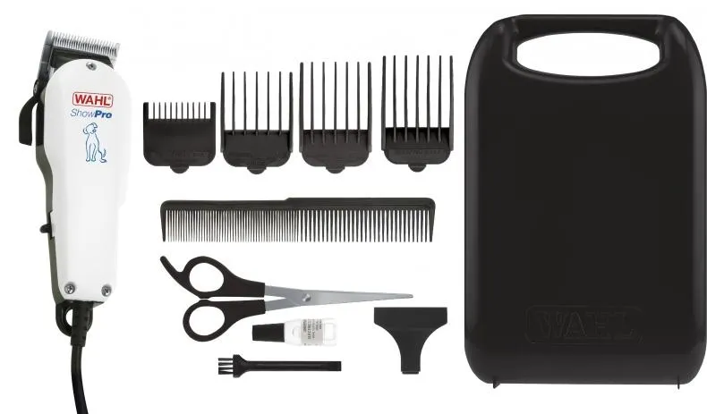 Машинка за подстригване на домашен любимец, Wahl 09265-2016, ShowPro, Corded Animal Clipper, Powerful and quiet clipping with taper lever, 4 guide combs and accessories - image 2