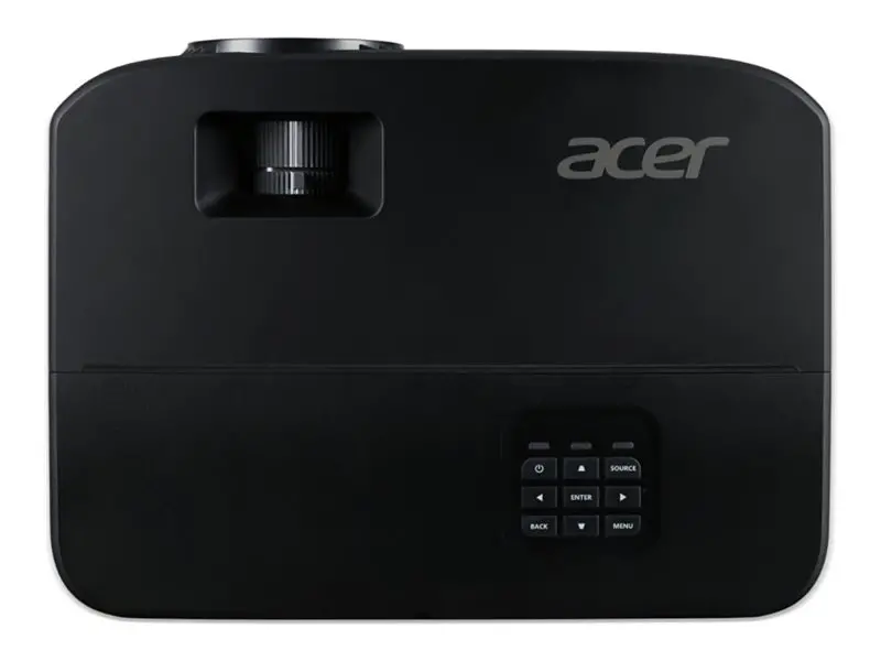 Мултимедиен проектор, Acer Projector X1123HP, DLP, SVGA (800x600), 4000 ANSI Lumens, 20000:1, 3D, HDMI, VGA, RCA, Audio in, Audio out, VGA out, Speaker 3W, Bluelight Shield, LumiSense, 3D, 2.4kg, Lamp life up to 15000 hours, Black - image 2