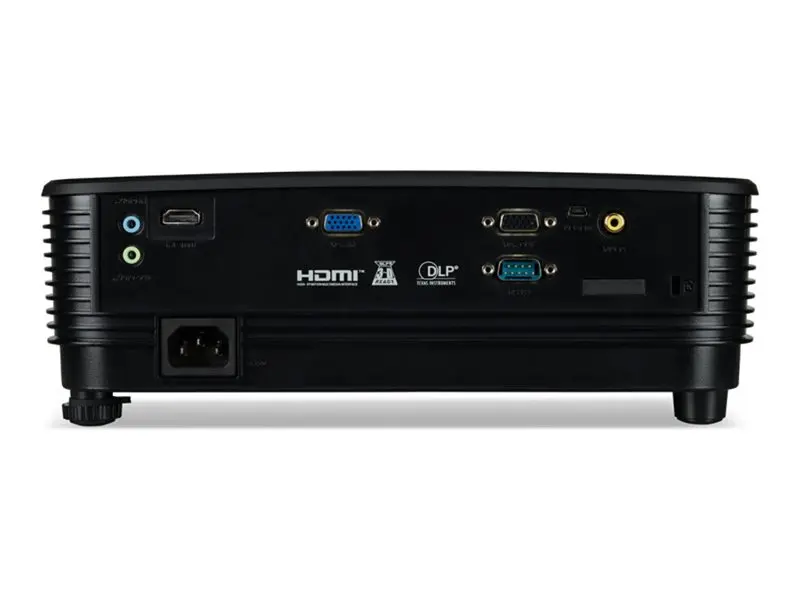 Мултимедиен проектор, Acer Projector X1123HP, DLP, SVGA (800x600), 4000 ANSI Lumens, 20000:1, 3D, HDMI, VGA, RCA, Audio in, Audio out, VGA out, Speaker 3W, Bluelight Shield, LumiSense, 3D, 2.4kg, Lamp life up to 15000 hours, Black - image 4
