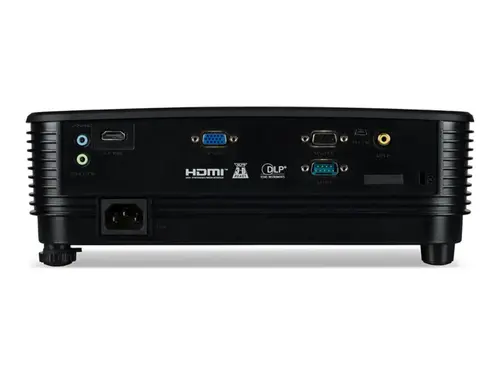 Мултимедиен проектор, Acer Projector X1123HP, DLP, SVGA (800x600), 4000 ANSI Lumens, 20000:1, 3D, HDMI, VGA, RCA, Audio in, Audio out, VGA out, Speaker 3W, Bluelight Shield, LumiSense, 3D, 2.4kg, Lamp life up to 15000 hours, Black - image 4