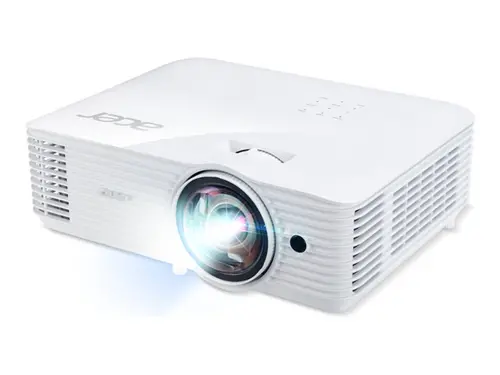 Proiector multimedia, Acer Projector S1286Hn, DLP, Short Throw, XGA (1024x768), 3500 ANSI Lumens, 20000:1, 3D, HDMI, VGA, LAN, RCA, Audio in, Audio - 2
