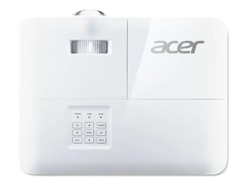 Мултимедиен проектор, Acer Projector S1286Hn, DLP, Short Throw, XGA (1024x768), 3500 ANSI Lumens, 20000:1, 3D, HDMI, VGA, LAN, RCA, Audio in, Audio out, VGA out, DC Out (5V/1A, USB-A), Speaker 16W, Bluelight Shield, 3.1kg, White - image 2