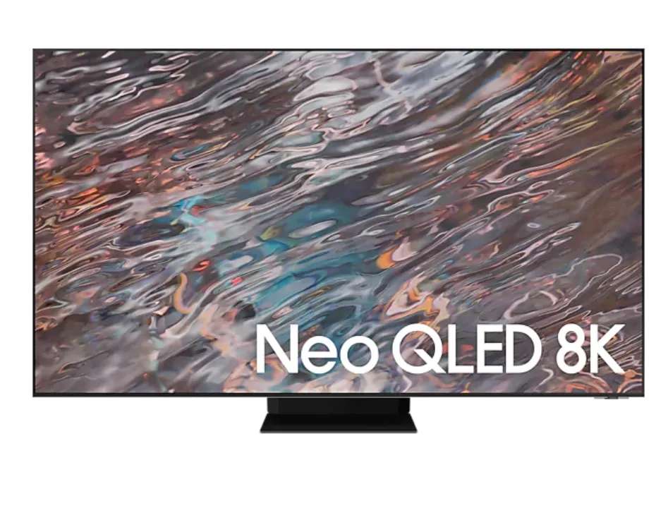 Телевизор, Samsung 65'' 65QN800A Neo QLED 8K FLAT, SMART, 4800 PQI, Dual LED, Direct Full Array 8x, Micro Dimming, Quantum HDR 2000, HDR 10+, Dolby Digital Plus, Q-Symphony, Mirroring, Bixby, Bluetooth 5.2, Wi-Fi 6, 4xHDMI, 3xUSB, Frameless, Tizen, Black