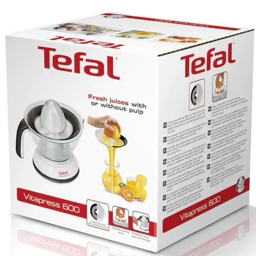 Storcător de citrice, Tefal ZP300138, Storcător, 25W, Cană pentru suc 0.6 litri, 2 filtre, Rotație reversibilă - 6