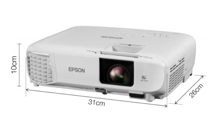 Мултимедиен проектор, Epson EB-FH06, Full HD 1080p (1920 x 1080, 16:9), 3 500 ANSI lumens, 16 000:1, USB, 2x HDMI, VGA, Wireless 802.11b/g/n (optional), Lamp warr: 12 months or 1000 h, White - image 1