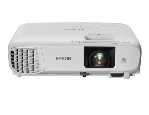 Мултимедиен проектор, Epson EB-FH06, Full HD 1080p (1920 x 1080, 16:9), 3 500 ANSI lumens, 16 000:1, USB, 2x HDMI, VGA, Wireless 802.11b/g/n (optional), Lamp warr: 12 months or 1000 h, White