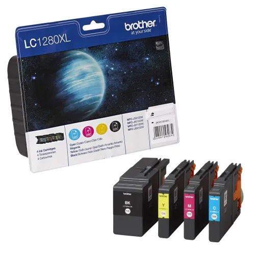 Консуматив, Brother LC-1280XL BK/C/M/Y Value Bonus Pack Ink Cartridge
