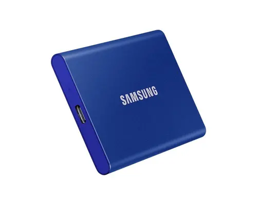 Hard disk, Samsung Portable SSD T7 2TB, USB 3.2, Citire 1050 MB/s Scriere 1000 MB/s, Albastru indigo - 4