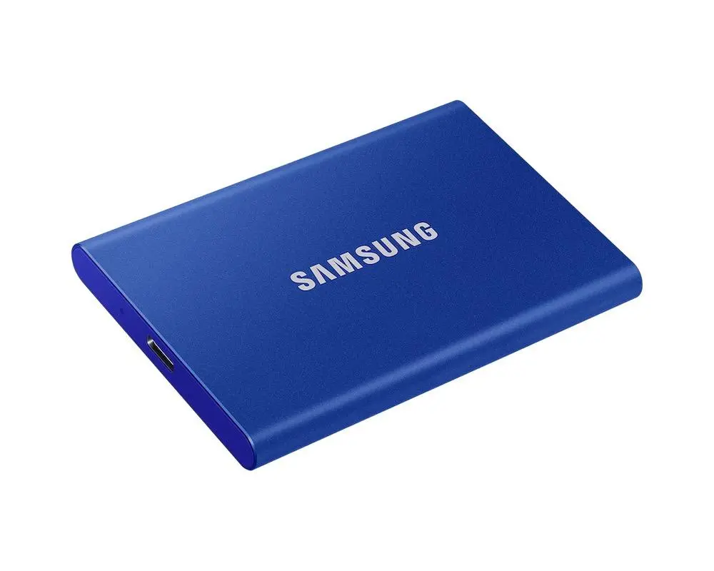 Hard disk, Samsung Portable SSD T7 2TB, USB 3.2, Citire 1050 MB/s Scriere 1000 MB/s, Albastru indigo - image 4