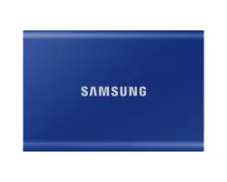 Твърд диск, Samsung Portable SSD T7 2TB, USB 3.2, Read 1050 MB/s Write 1000 MB/s, Indigo Blue