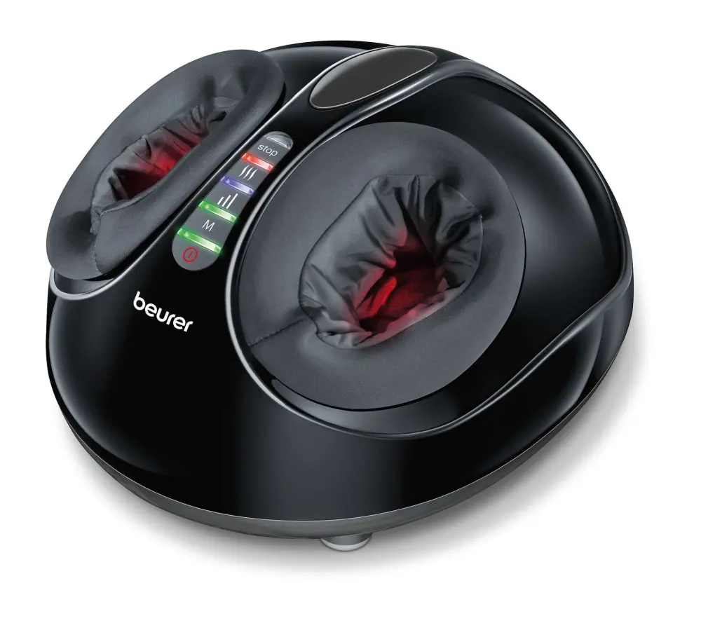 Συσκευή μασάζ, Beurer FM 90 Shiatsu foot massager; μασάζ Shiatsu και πεπιεσμένου αέρα; λειτουργία θέρμανσης; 3 προγράμματα μασάζ; 3 επίπεδα έντασης - image 1