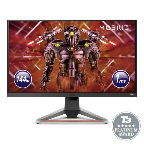 Монитор, BenQ MOBIUZ EX2710, 27", IPS, HDRi, 144Hz, 1ms, 1920x1080 FHD, FreeSync Premium, 99% sRGB, HDR10, B.I.+, Light Tuner, Black eQualizer, Color Vibrance, Quick OSD, Eye-Care, treVolo Speakers 2.5Wx2, 1000:1, 400 cd/m2,HDMI x2, DP, Height Adj., Dark grey