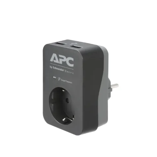 Филтър, APC Essential SurgeArrest 1 Outlet 2 USB Ports Black 230V Germany
