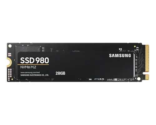 Твърд диск, Samsung SSD 980 250GB PCIe 3.0 NVMe 1.4 M.2 V-NAND 3-bit MLC, Pablo Controller, 256-bit Encryption, Read 2900 MB/s Write 1300 MB/s