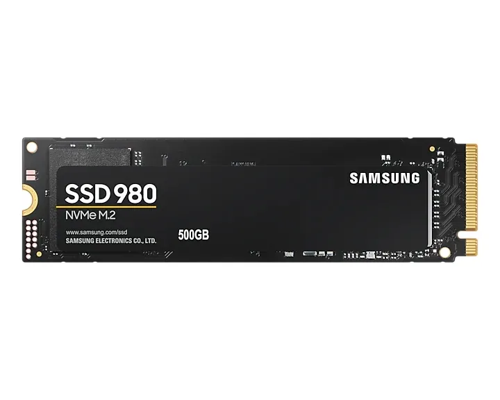 Твърд диск, Samsung SSD 980 500GB PCIe 3.0 NVMe 1.4 M.2 V-NAND 3-bit MLC, Pablo Controller, 256-bit Encryption, Read 3100 MB/s Write 2600 MB/s