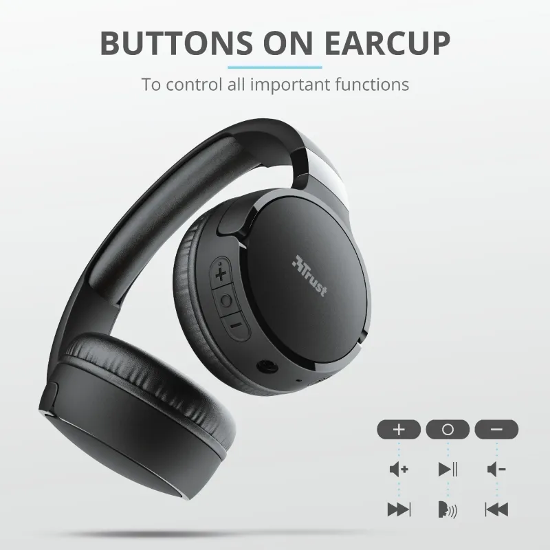 Слушалки, TRUST Zena Bluetooth Wireless Headphones - image 8