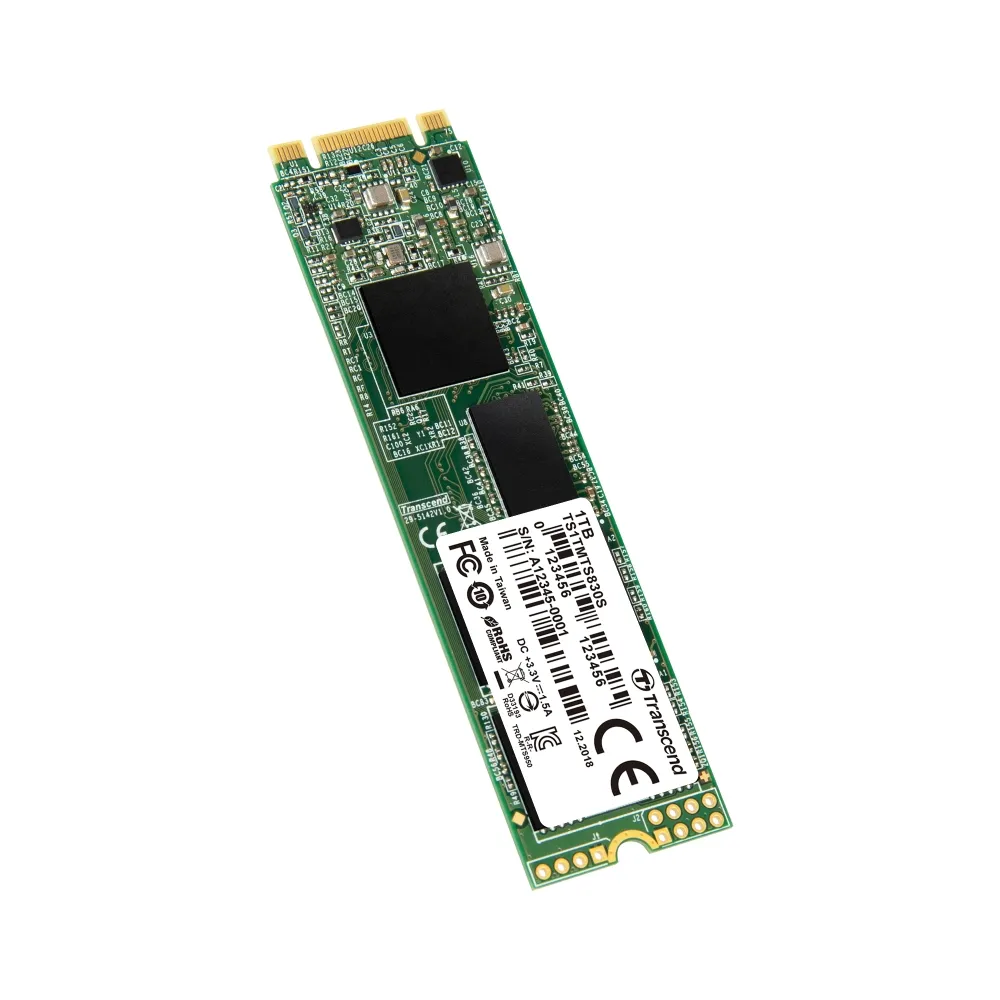 Твърд диск, Transcend 1TB, M.2 2280 SSD, SATA3 B+M Key, TLC - image 1