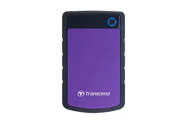 Твърд диск, Transcend 2TB, 2.5" Portable HDD, StoreJet H3, Purple, Anti-shock