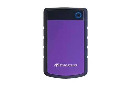 Твърд диск, Transcend 4TB, 2.5" Portable HDD, StoreJet H3, Purple, Anti-shock