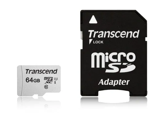 Памет, Transcend 64GB microSD w/ adapter UHS-I U1 A1