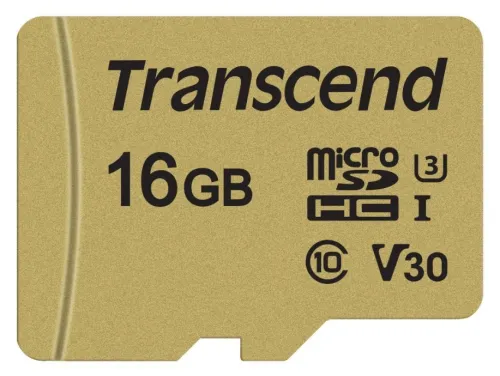Памет, Transcend 16GB microSD UHS-I U3 (with adapter), MLC