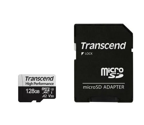 Памет, Transcend 128GB microSD with adapter UHS-I U3 A2