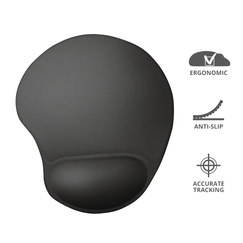 Covoraș pentru mouse, TRUST Bigfoot Mousepad - negru - image 1