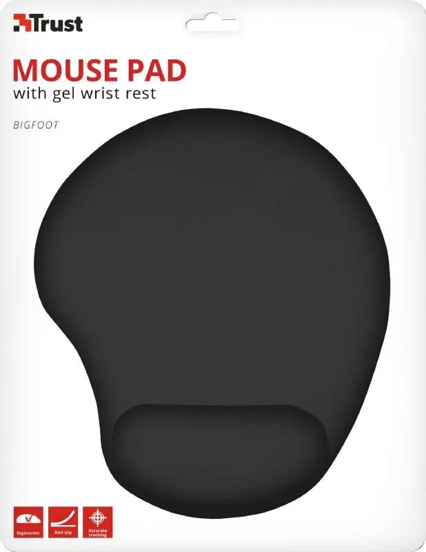 Covoraș pentru mouse, TRUST Bigfoot Mousepad - negru - image 3