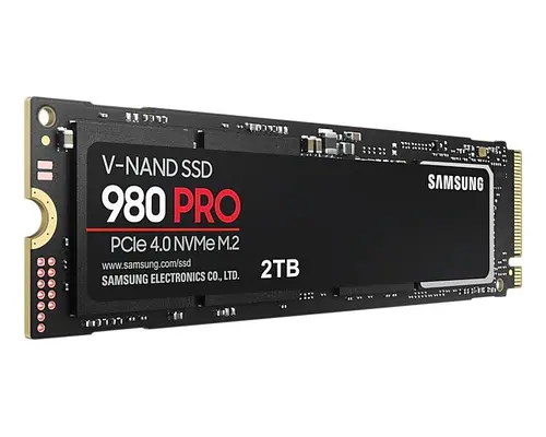 Твърд диск, Samsung SSD 980 PRO 2TB Int. PCIe Gen 4.0 x4 NVMe 1.3c, V-NAND 3bit MLC, Read up to 7000 MB/s, Write up to 5100 MB/s, Elpis Controller, Cache Memory 2GB DDR4 - image 1