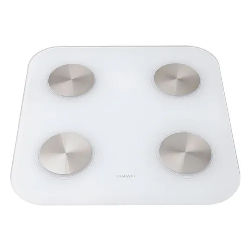 Везна, Huawei Scale 3, Herm-B19, Smart Body Fat Scale, Smart Health Monitoring, Elegant White - image 1