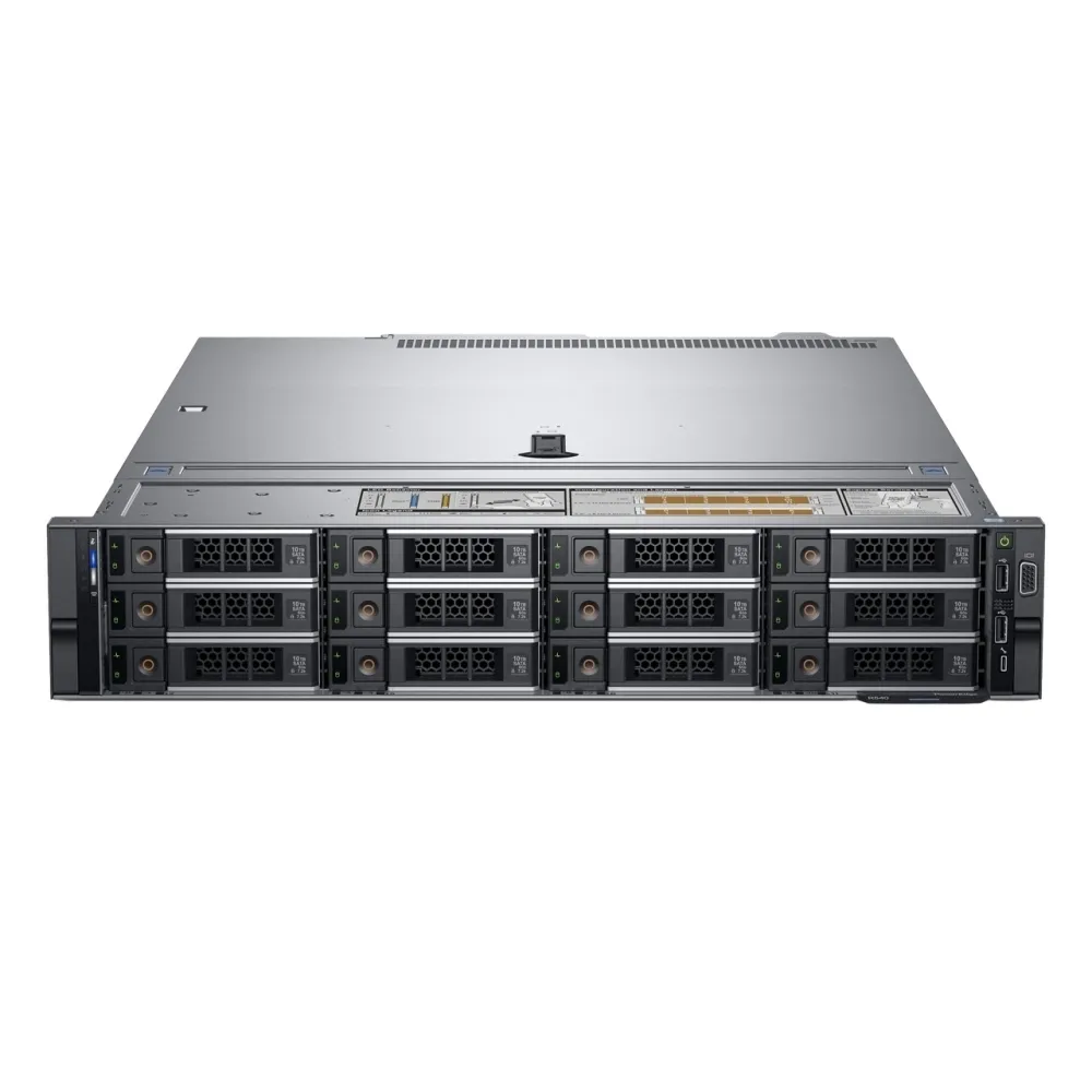 Сървър, Dell PowerEdge R540, Intel Xeon Silver 4210R (2.4G, 10C, 13.75M), 16GB 3200 RDIMM, 480GB SSD, PERC H730P, iDRAC9 Enterprise, Redundant PS (1+1) 495W, Chassis 12 x 3.5" Hot Plug, 3Y Basic NBD - image 2