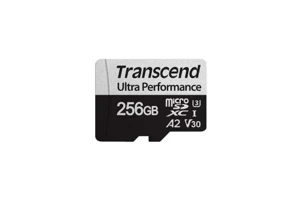 Μνήμη, Transcend 256GB micro SD με αντάπτορα UHS-I U3 A2 Ultra Performance - image 1
