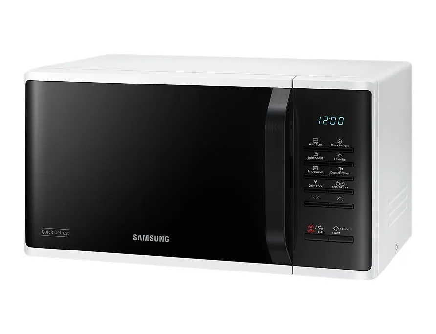 Микровълнова печка, Samsung MS23K3513AW, Microwave, 23l, 800W, LED Display, White - image 5
