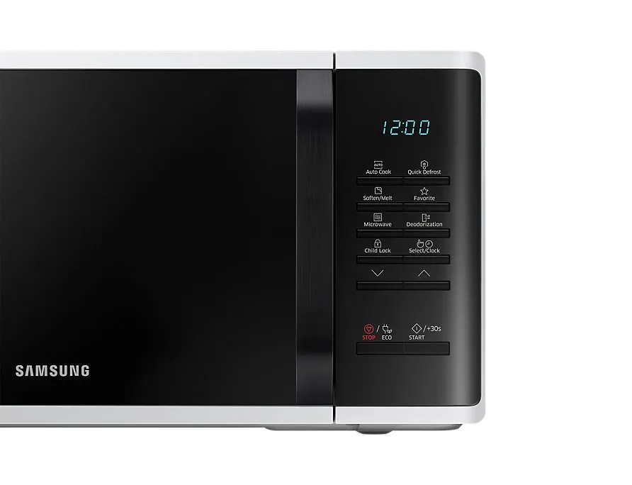 Микровълнова печка, Samsung MS23K3513AW, Microwave, 23l, 800W, LED Display, White - image 8