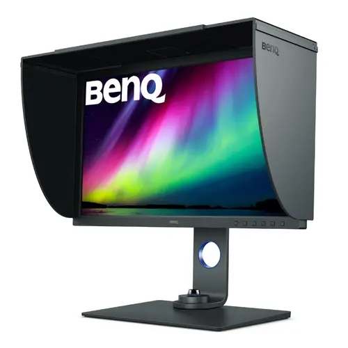 Монитор, BenQ SW271C, 27" IPS, 5ms, 3840x2160 4K, Photographer Monitor, 99.9% AdobeRGB, 90% P3, HDR10/HLG & 24/25/30p, AQCOLOR, Paper Color Sync, Puck G2, 1000:1, 16 bit 3D-LUT, 300 cd/m2, HDMI x2, DP, USB Type-C PD60W, USB 3.1 Hub, Card Reader, Height Adj. 150mm - image 2