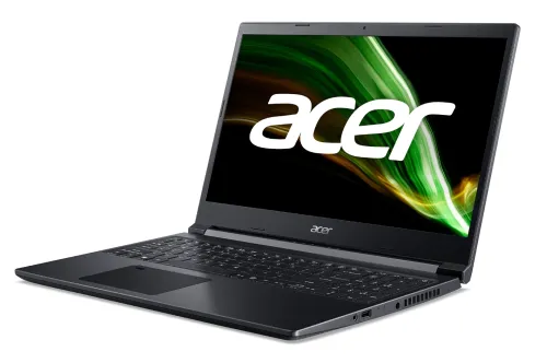 Лаптоп, Acer Aspire 7, A715-42G-R8UF, AMD Ryzen 5 5500U (2.1GHz up to 4.0GHz, 8MB), 15.6" FHD IPS, 8GB DDR4 3200 (1 slot), 512GB NVMe SSD, GTX 1650 4GB GDDR6, Wi-Fi AX+BT5, FP, KB Backlight, No OS - image 2