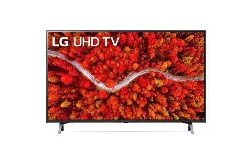 Телевизор, LG 60UP80003LA, 60" 4K IPS UltraHD TV 3840 x 2160, DVB-T2/C/S2, webOS Smart TV, ThinQ AI, Quad Core Processor 4K, WiFi 802.11ac, HDR10, HLG,  ALLM / HGiG, AI Sound, Voice Controll, Wi-Di, Miracast / AirPlay 2,  HDMI, CI, LAN, USB, Bluetooth, Crescent S