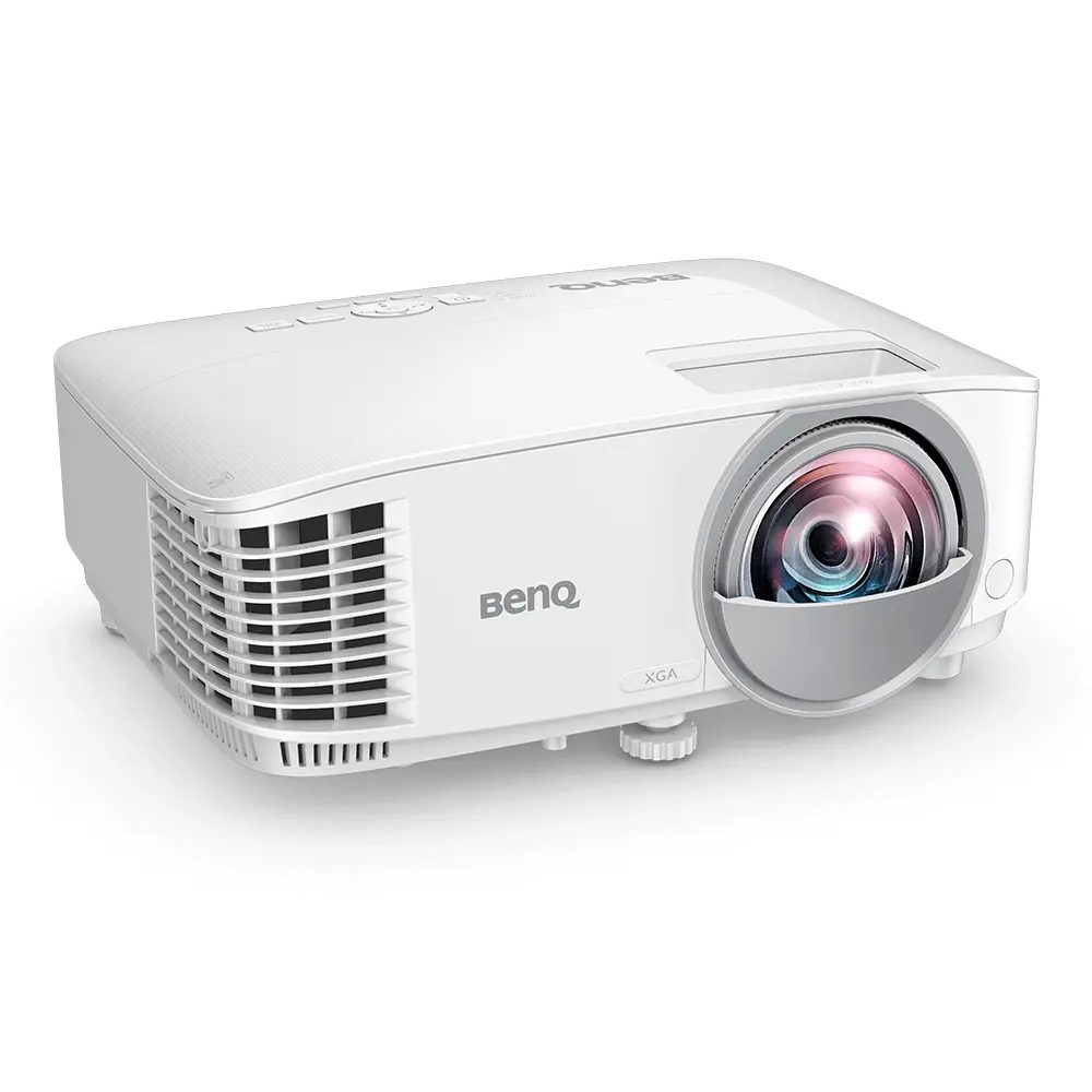 Мултимедиен проектор, BenQ MX808STH, Short Throw, DLP, XGA (1024x768), 20 000:1, 3600 ANSI Lumens, Anti-Dust Sensor, VGA, 2xHDMI, VGA out, Audio in/out, RS232, USB (typeA) 5V/1.5A, Speaker 1x10W, Optional interactive kit(PW02/PT12), Optional QCast QP20, White - image 2
