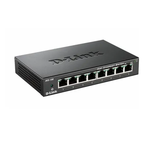 Switch, D-Link 8 porturi 10/100 Desktop Switch - 1
