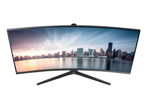 Монитор, Samsung 34H890 34", CURVED VA, 21:9, 1800R, 4ms, 3440x1440, FreeSync, DP 1.2, 1xHDMI 2.0, USB HUB, USB-C, 300cd/m2, 178°/178°, HAS, Tilt, Dark Silver - image 1