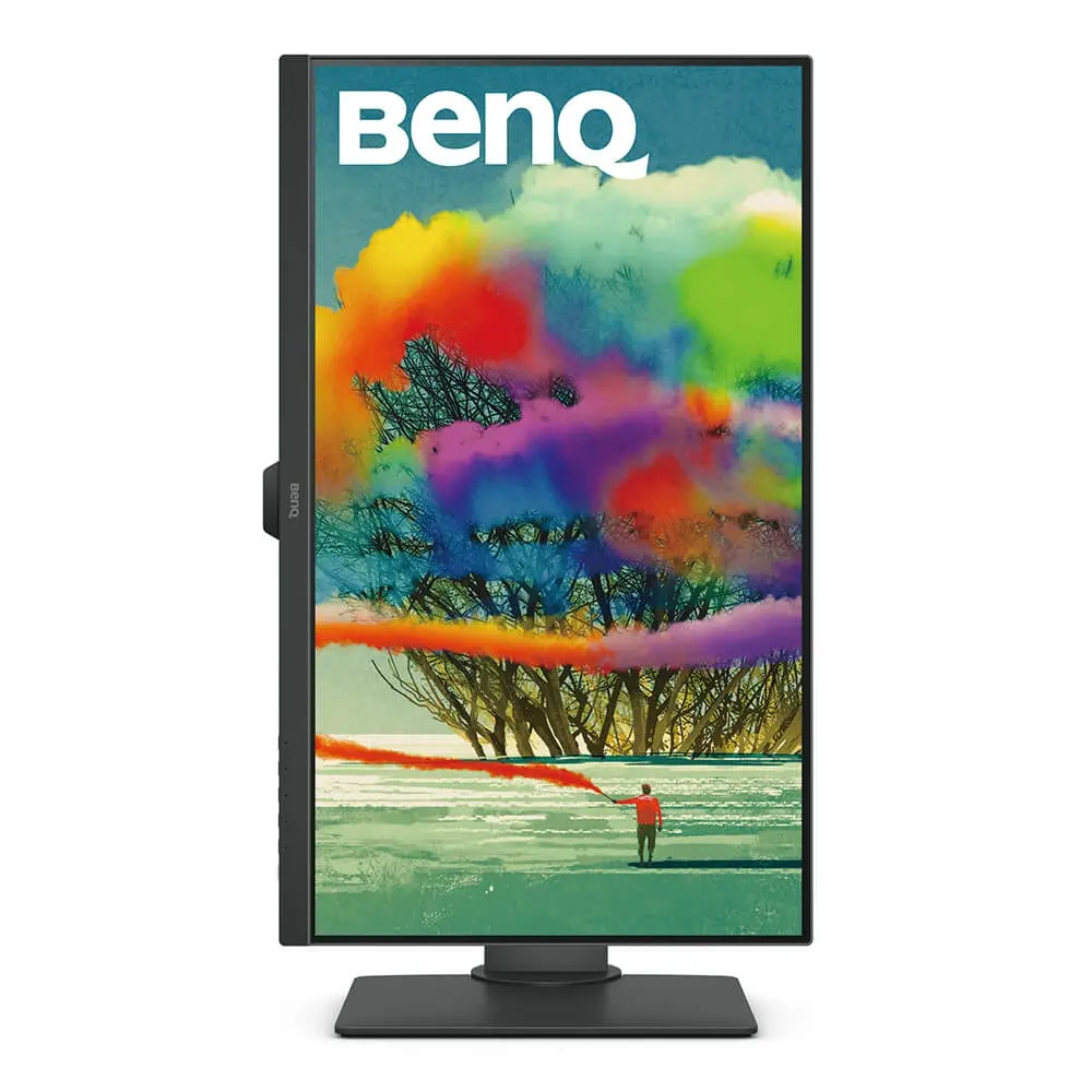 Монитор, BenQ PD2700U, 27" IPS LED, 5ms, 3840x2160 4K, Design Monitor, 100% sRGB, DualView, PIP/PBP, CAD/CAM, Flicker-free, LBL, B.I., 1300:1, 20M:1 DCR, 10 bit, 350 cd/m2, HDMI, DP, miniDP, DP out, USB hub, Speakers, Height Adj.,Tilt, Swivel, Pivot, Gray - image 2