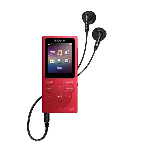 Mp3 плейър, Sony NW-E394L, 8GB, Red - image 1